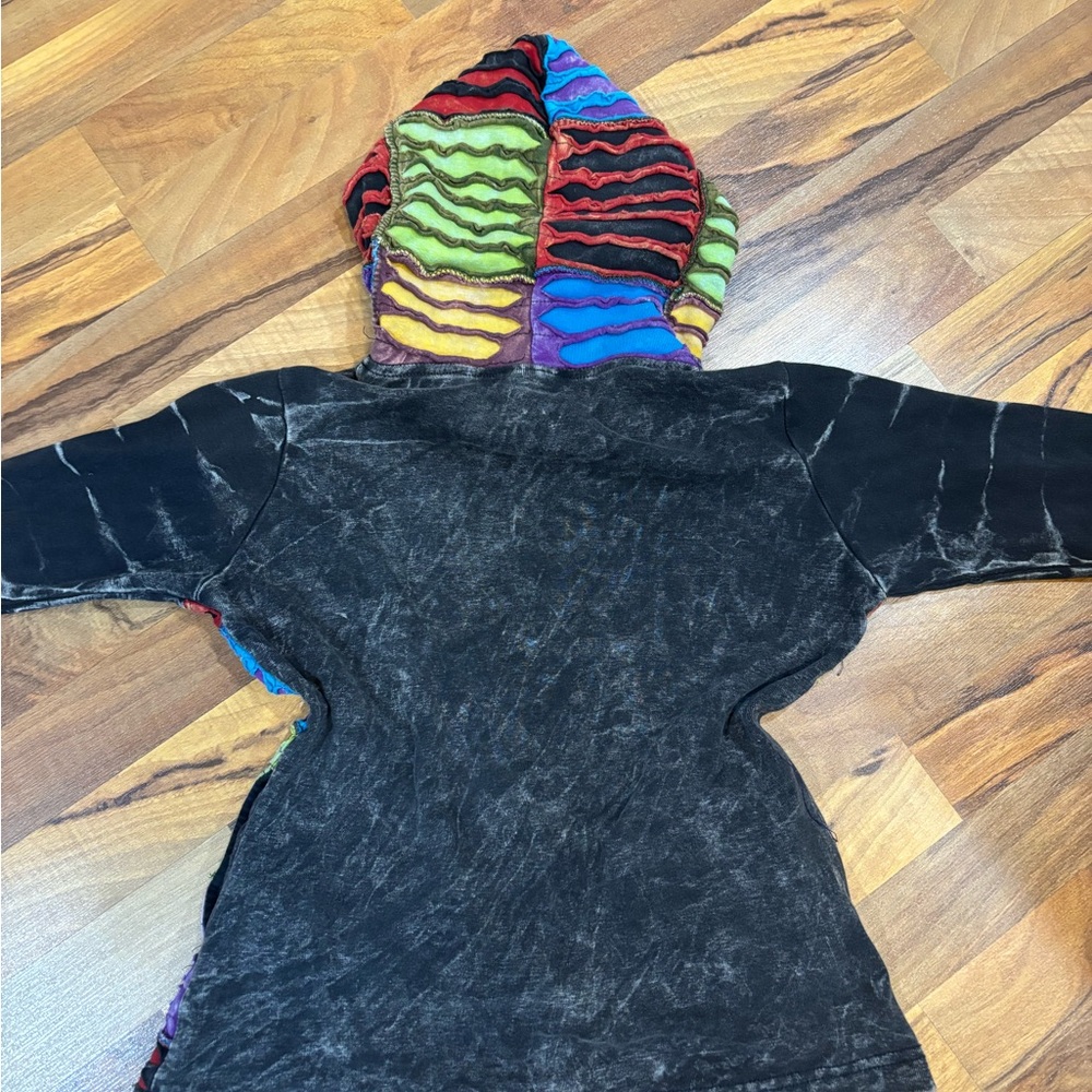 Bohemian Multi-Coloured Patchwork Embroidered Jac… - image 3